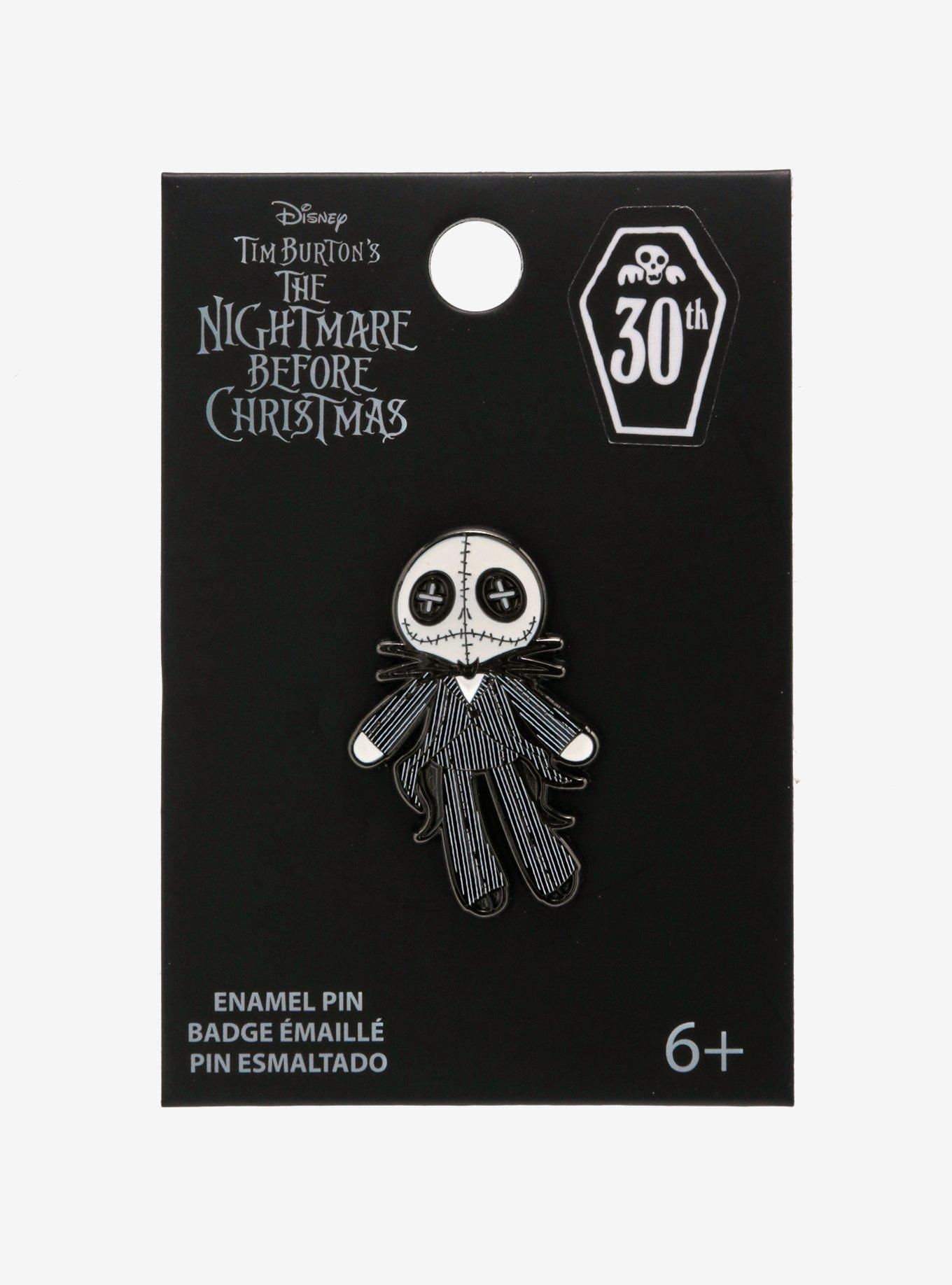 The Nightmare Before Christmas Jack Doll Enamel Pin, , hi-res