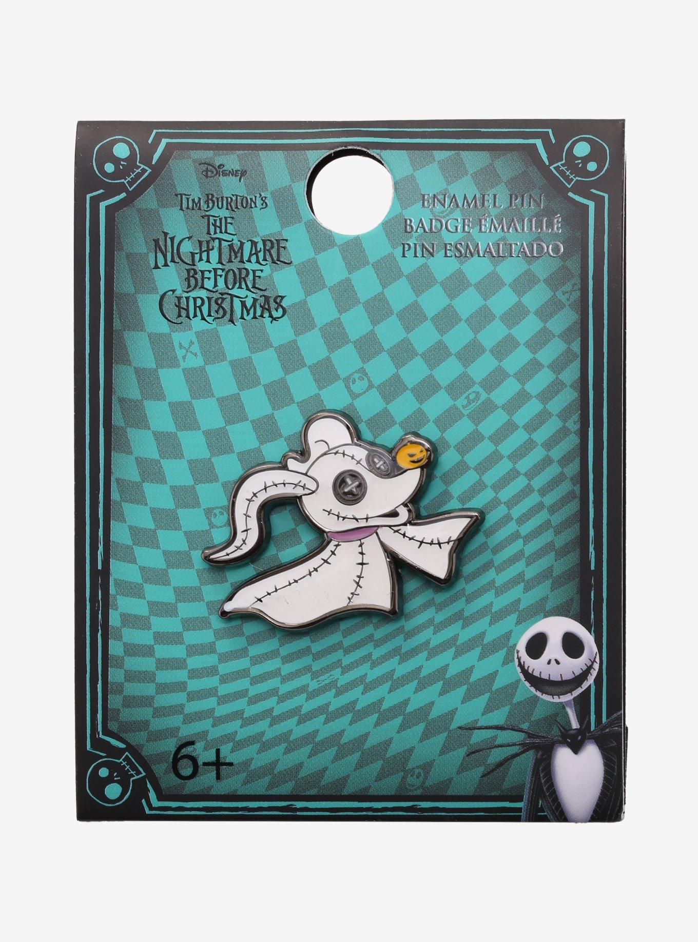 The Nightmare Before Christmas Zero Doll Enamel Pin, , alternate