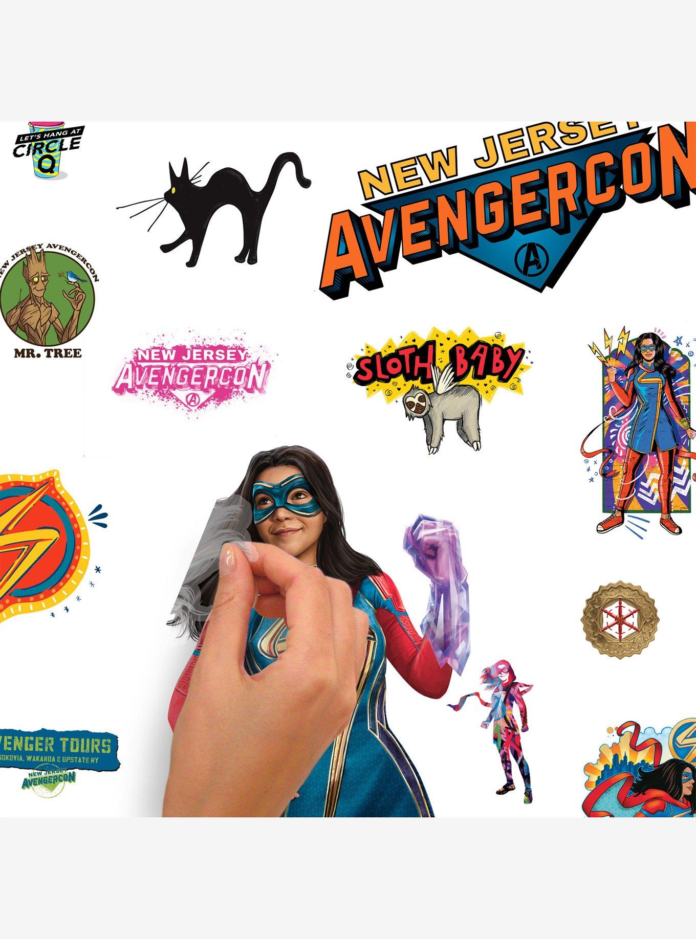 Marvel Ms. Marvel Peel & Stick Wall Decals, , hi-res