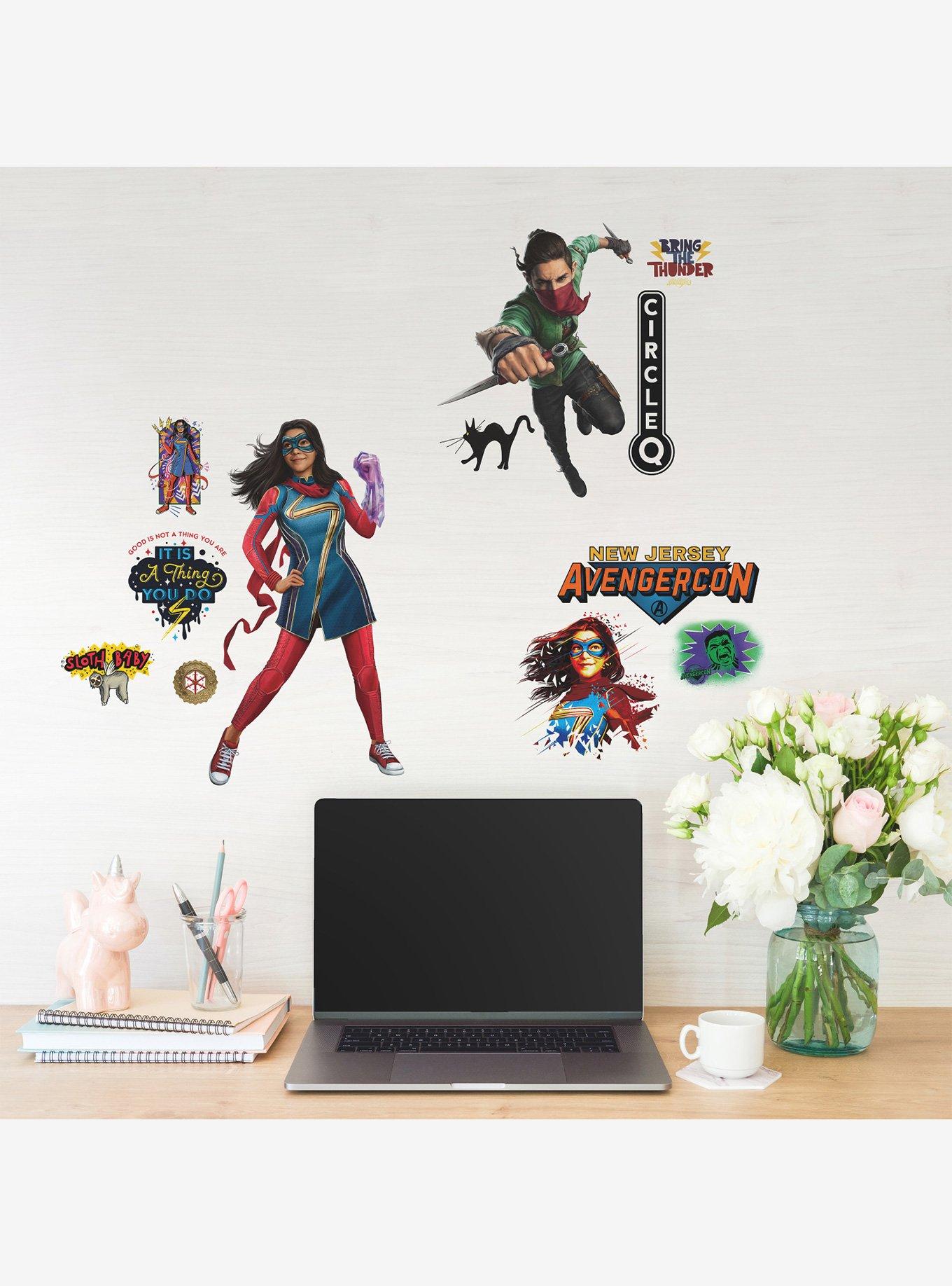 Marvel Ms. Marvel Peel & Stick Wall Decals, , alternate