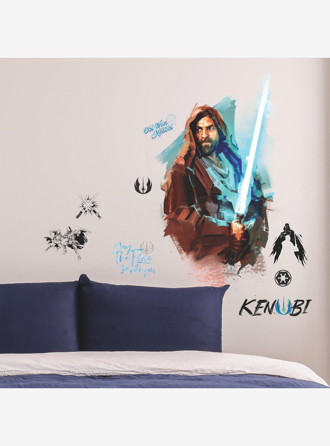 Star Wars Obi Wan Kenobi Painted Peel & Stick Giant Wall Decals, , alternate