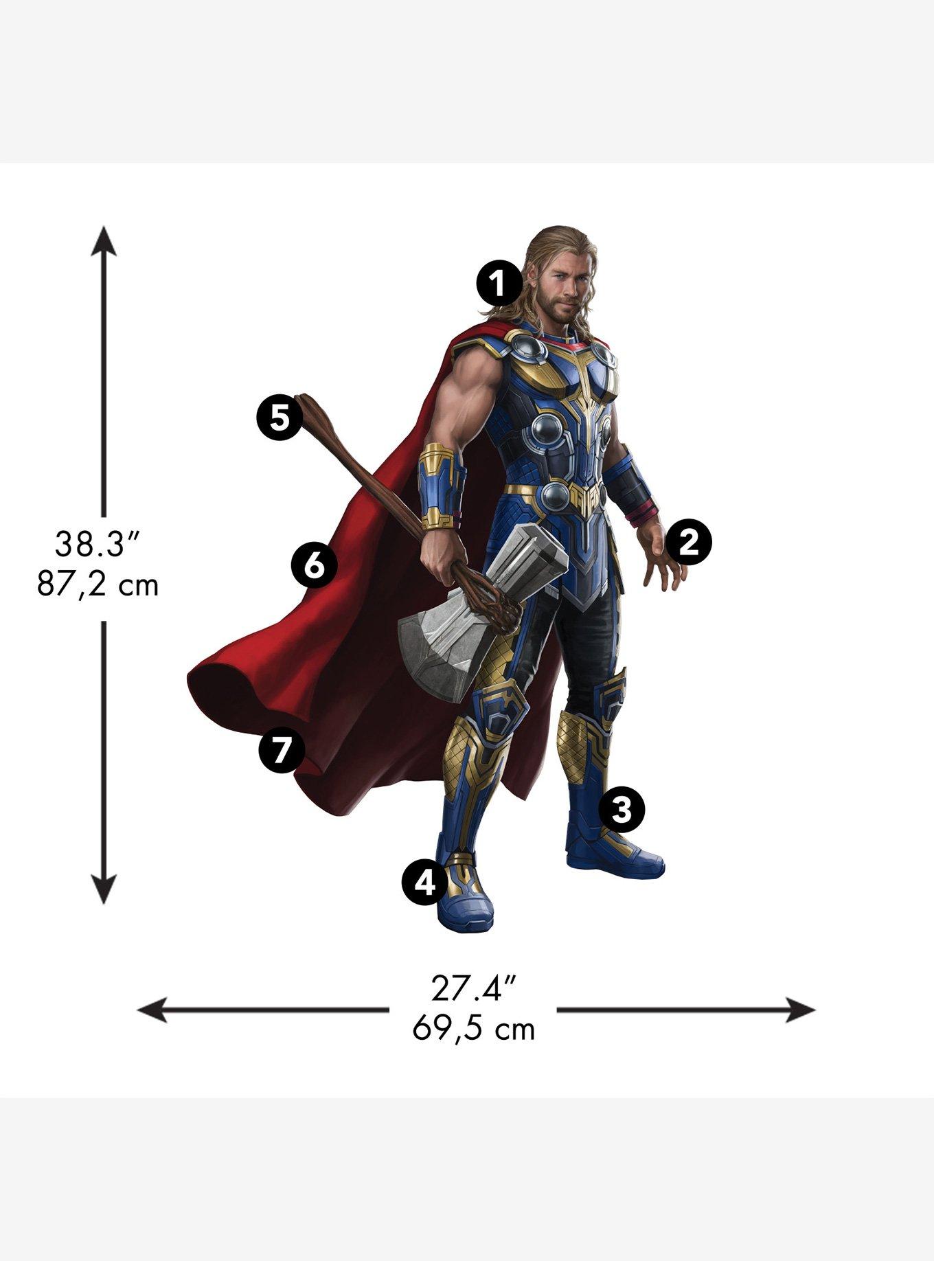 Marvel Thor: Love & Thunder Peel & Stick Giant Wall Decals, , hi-res