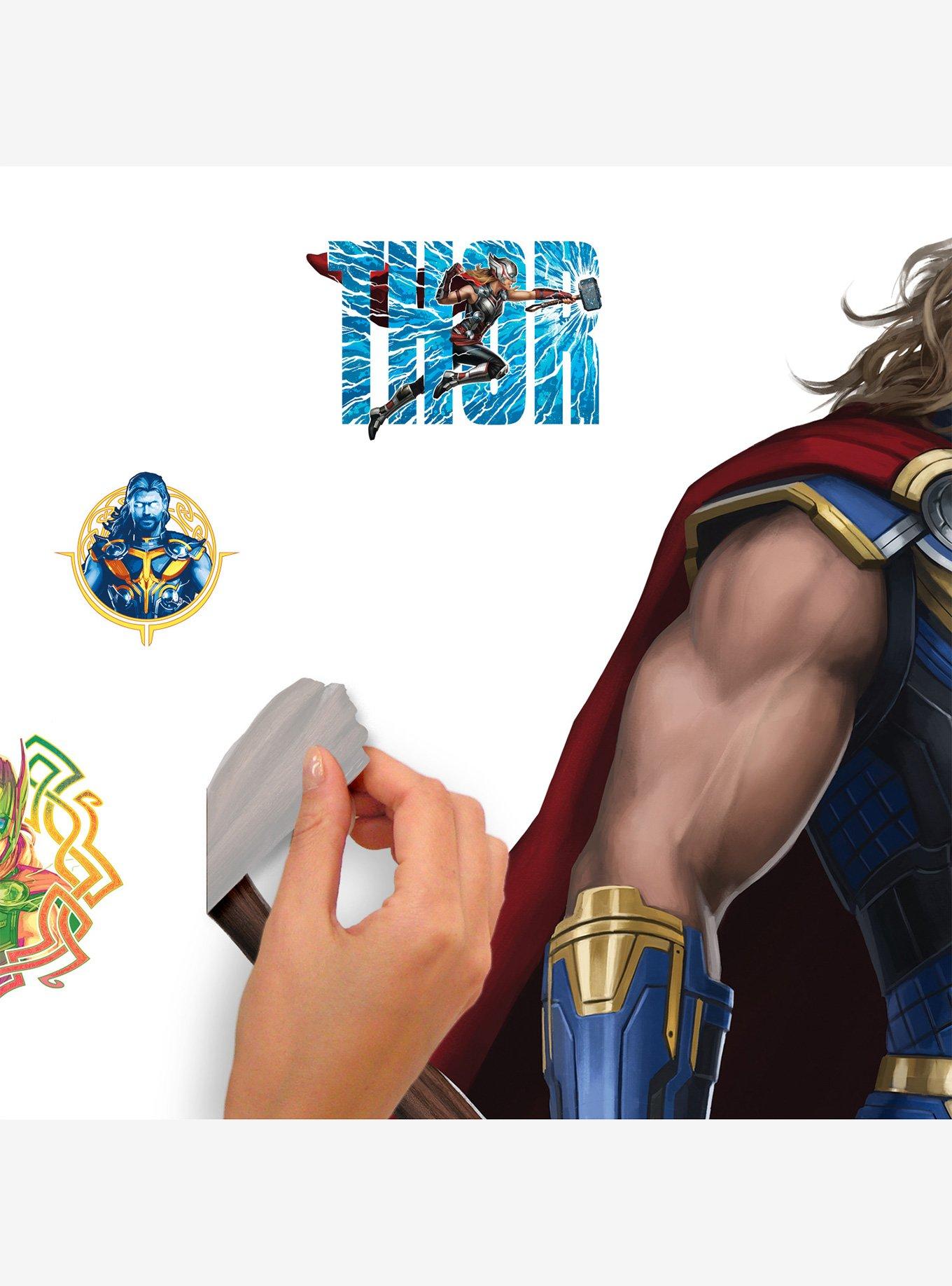 Marvel Thor: Love & Thunder Peel & Stick Giant Wall Decals, , alternate