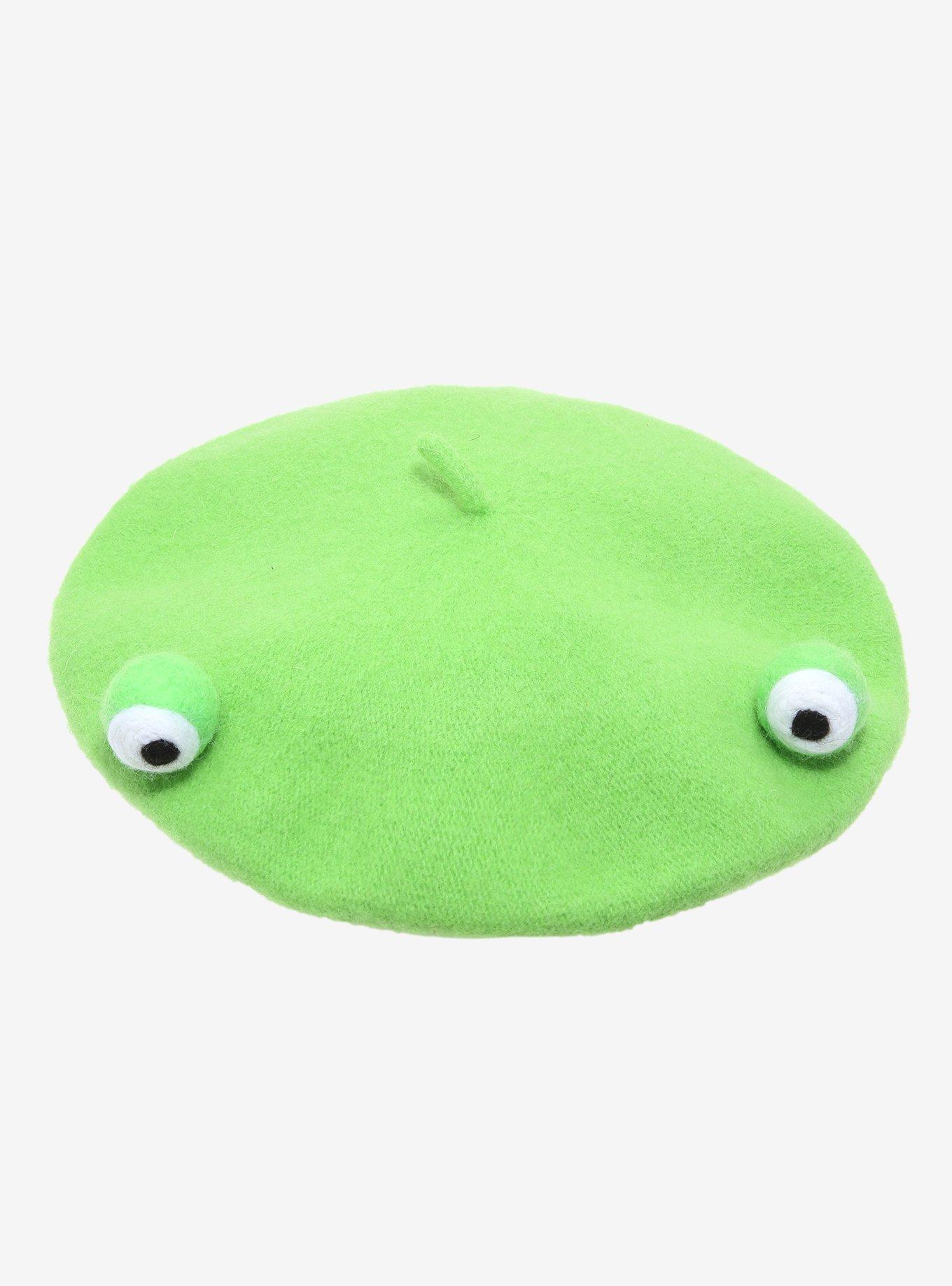 Green Frog 3D Beret, , alternate