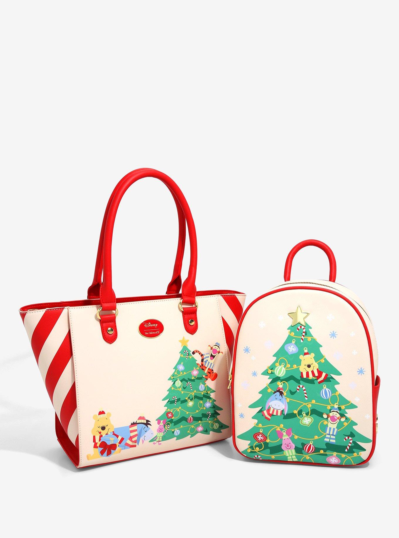 Top Her Universe Disney Winnie The Pooh Christmas Ornament Satchel Bag