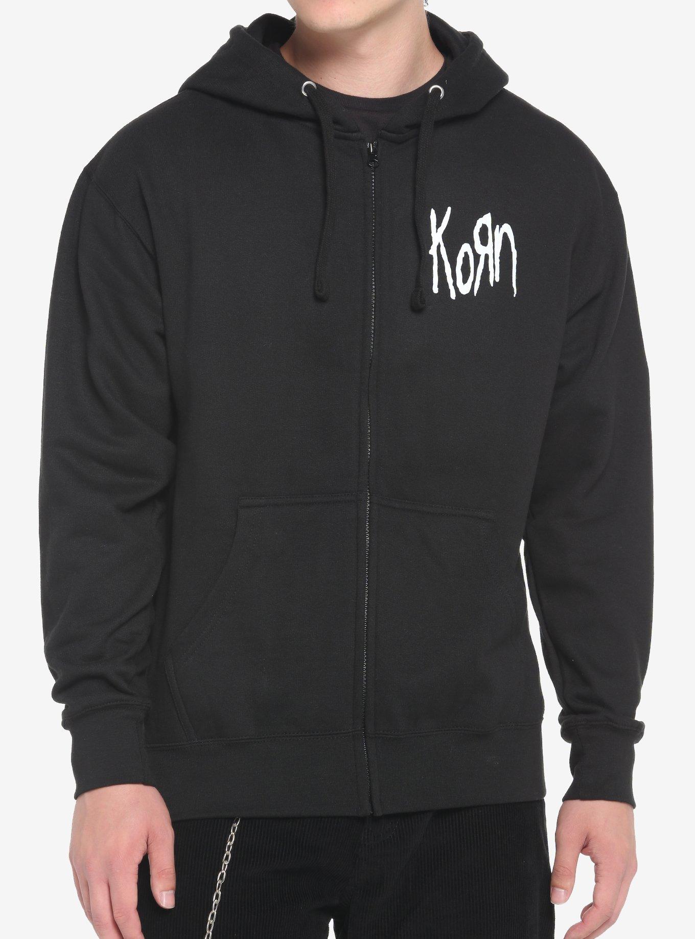 Korn The Serenity Of Suffering Zip-Up Hoodie, BLACK, alternate