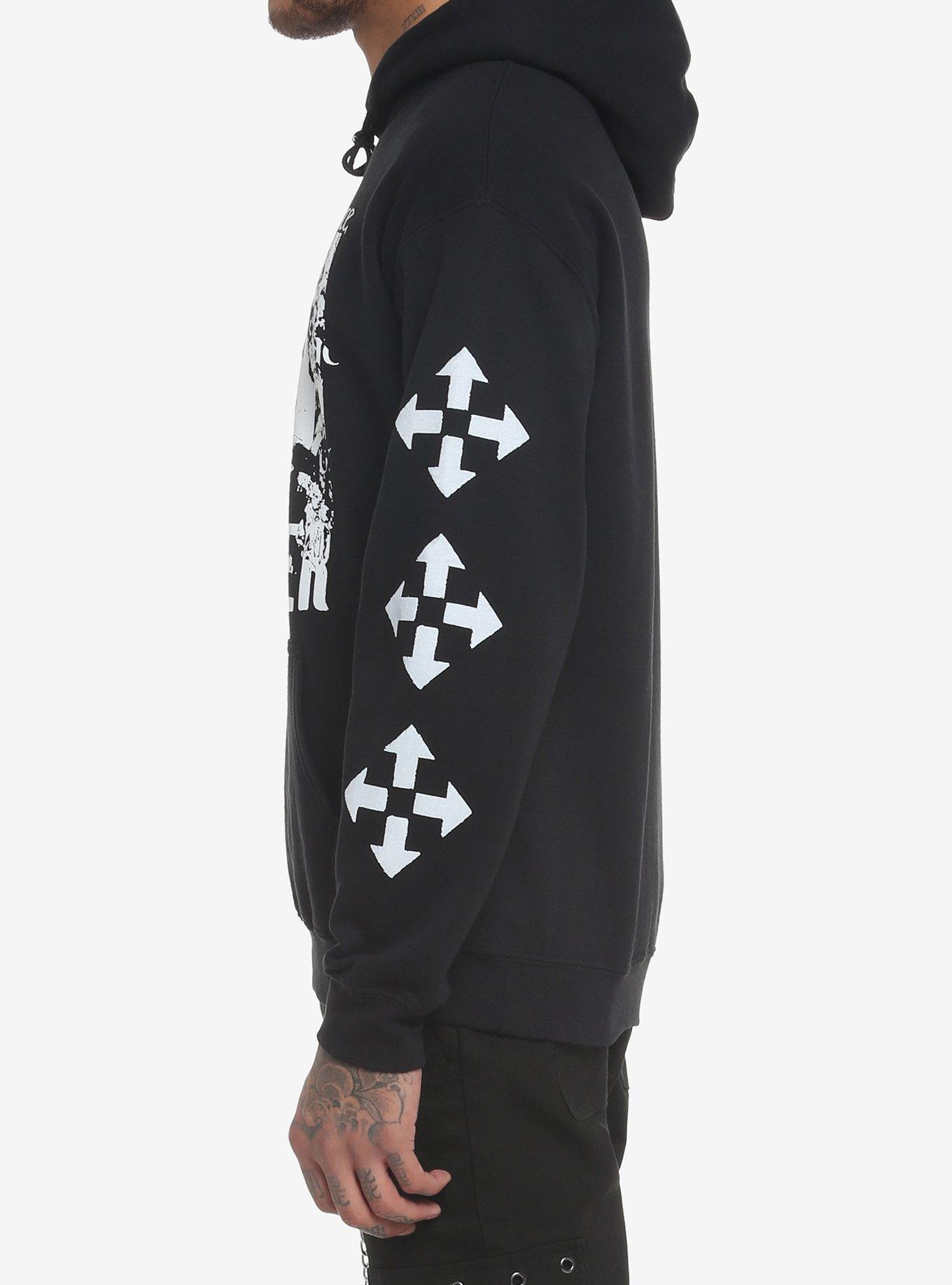 Three Days Grace Outsider Hoodie, BLACK, alternate