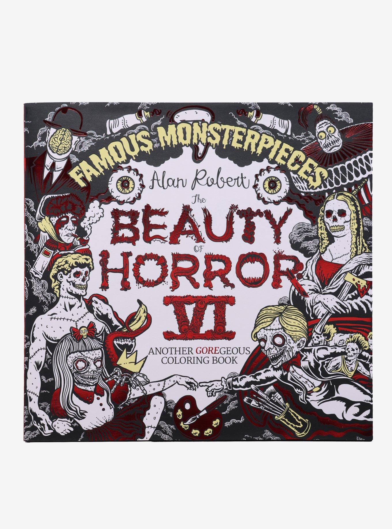 The Beauty of Horror IV: Haunt of Fame Coloring Book, , alternate