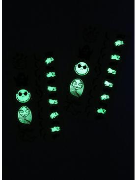 Plus Size Disney The Nightmare Before Christmas Glow-in-the-Dark Temporary Tattoos, , hi-res