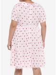 Strawberry Gingham Collar Dress Plus Size, GINGHAM PLAID, alternate