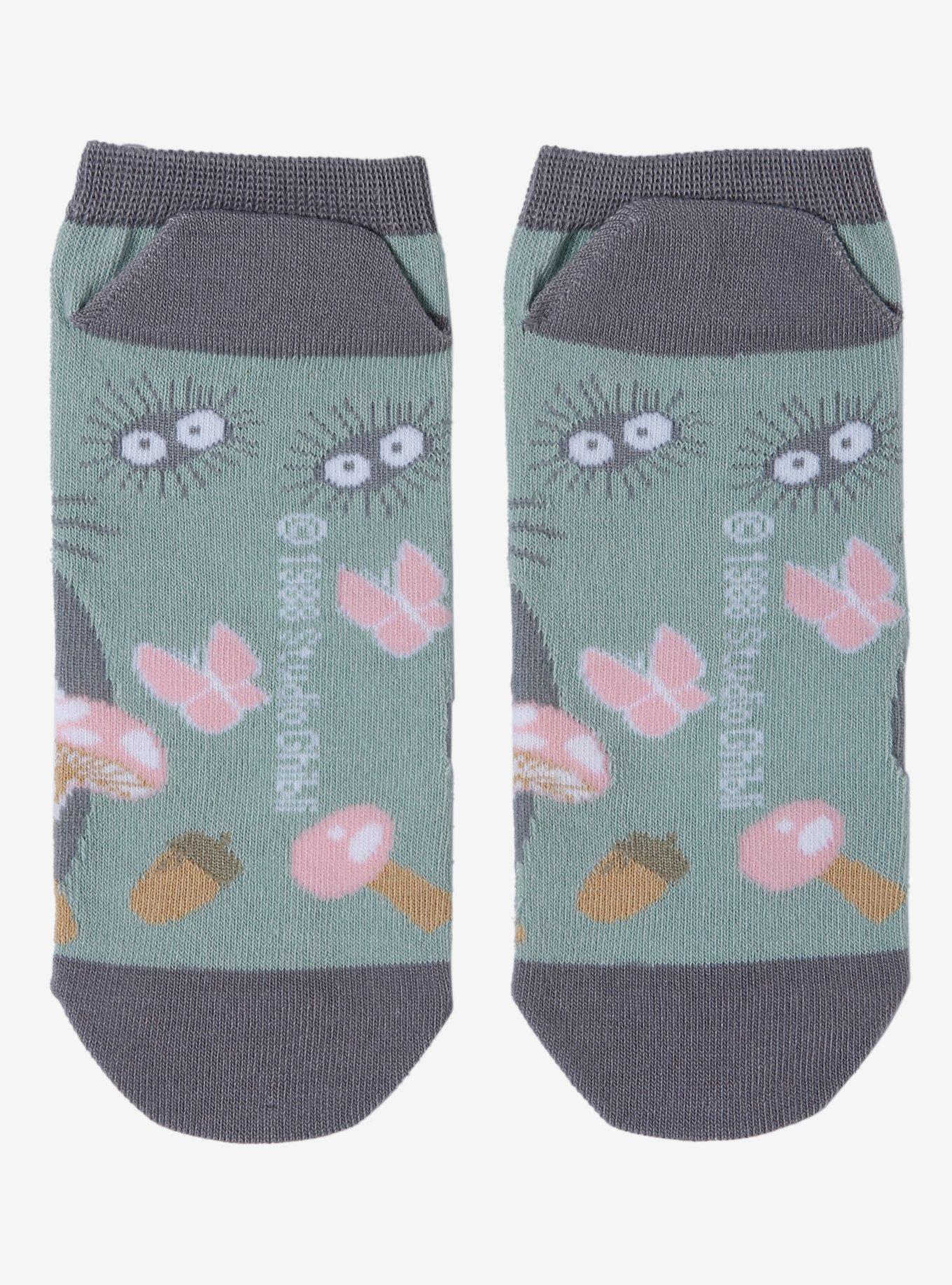 Studio Ghibli My Neighbor Totoro Mushroom No-Show Socks, , alternate
