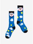 Kirby Stars & Cloud Plush Crew Socks, , alternate