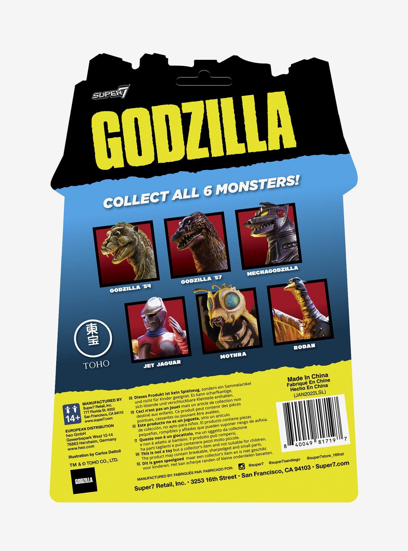 Super7 ReAction Godzilla Mothra Figure, , alternate