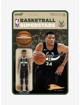 Super7 ReAction NBA Supersports Giannis Antetokounmpo (Milwaukee Bucks)  Figure, , hi-res