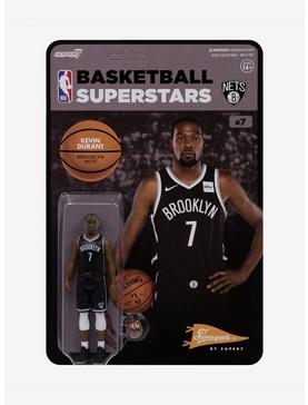 Super7 ReAction NBA Supersports Kevin Durant (Brooklyn Nets)  Figure, , hi-res