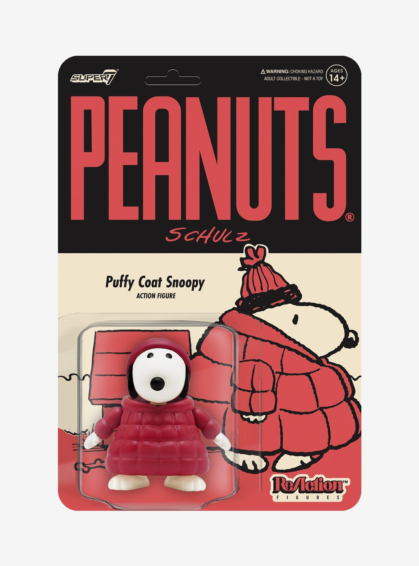 Super7 ReAction Peanuts Puffy Coat Snoopy Figure , , alternate