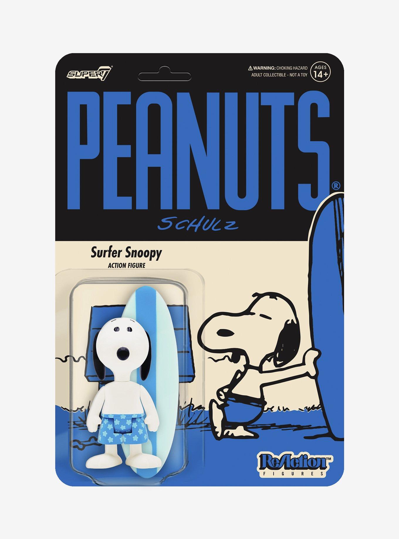 Super7 ReAction Peanuts Surfer Snoopy Figure , , alternate