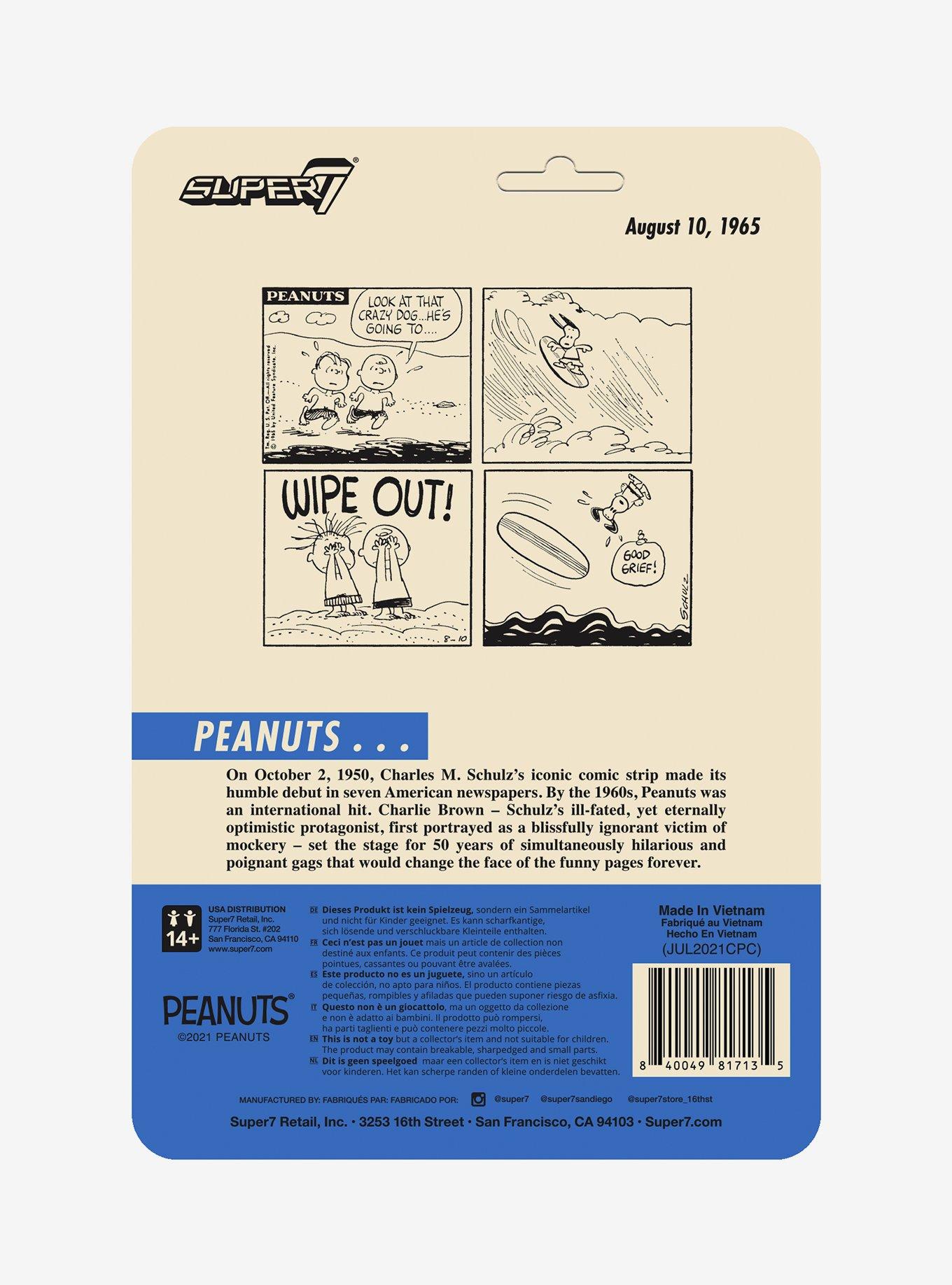 Super7 ReAction Peanuts Surfer Snoopy Figure , , alternate