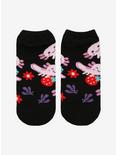 Axolotl Strawberry No-Show Socks, , alternate