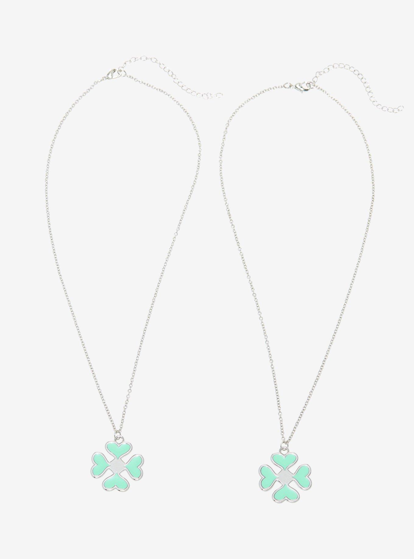 Tokyo Revengers Four Leaf Clover Best Friend Necklace Set, , alternate
