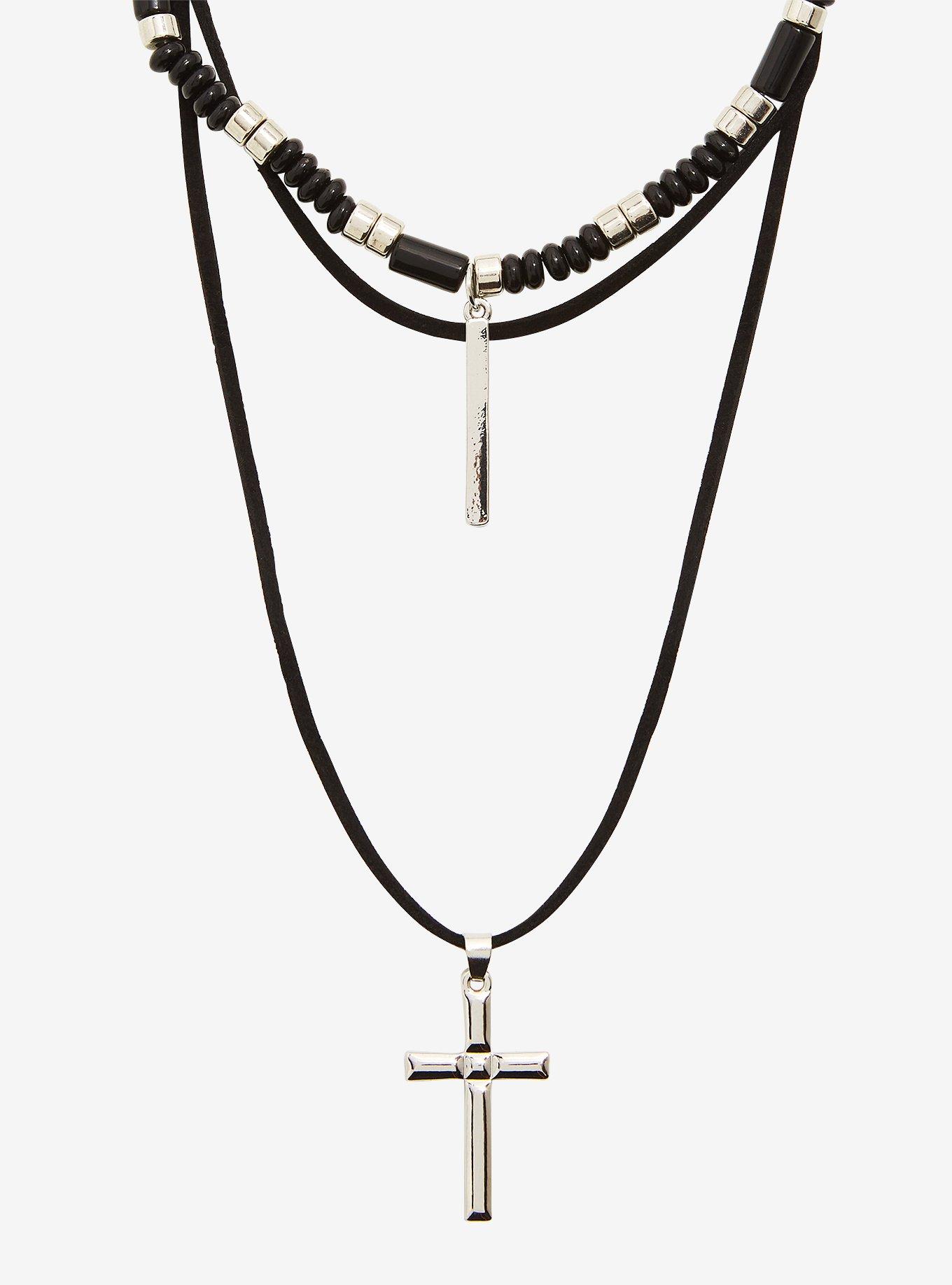 Tokyo Revengers Baji Cross Necklace Set, , alternate