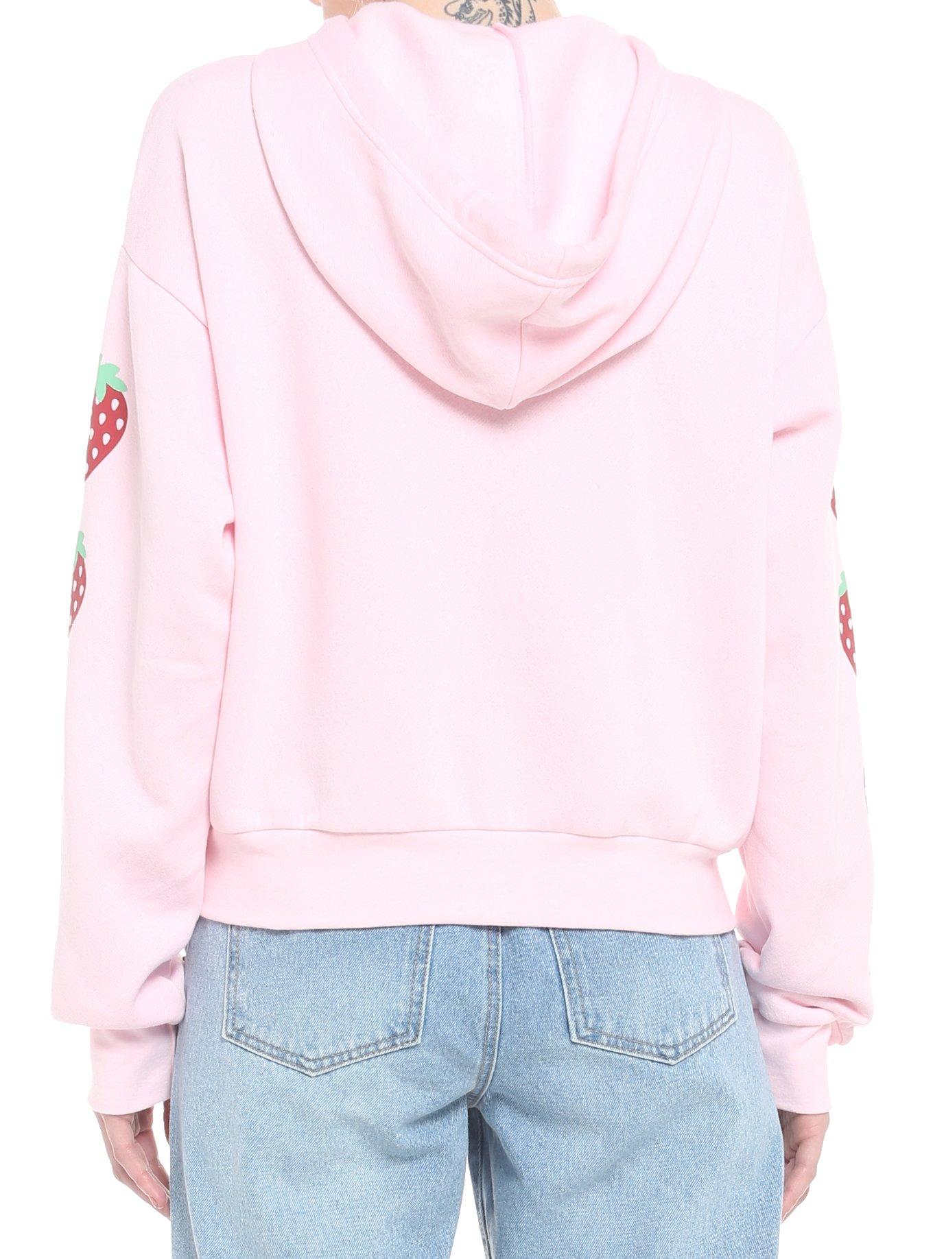 Strawberry Girls Hoodie, PINK, alternate
