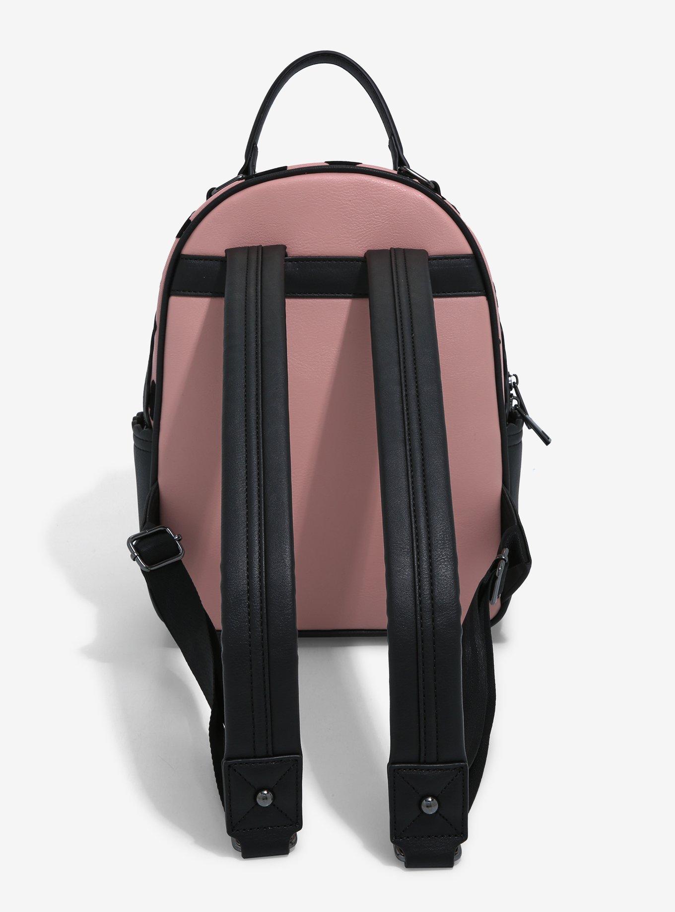 Harry Potter Deathly Hallows Mesh Floral Mini Backpack - BoxLunch Exclusive, , alternate