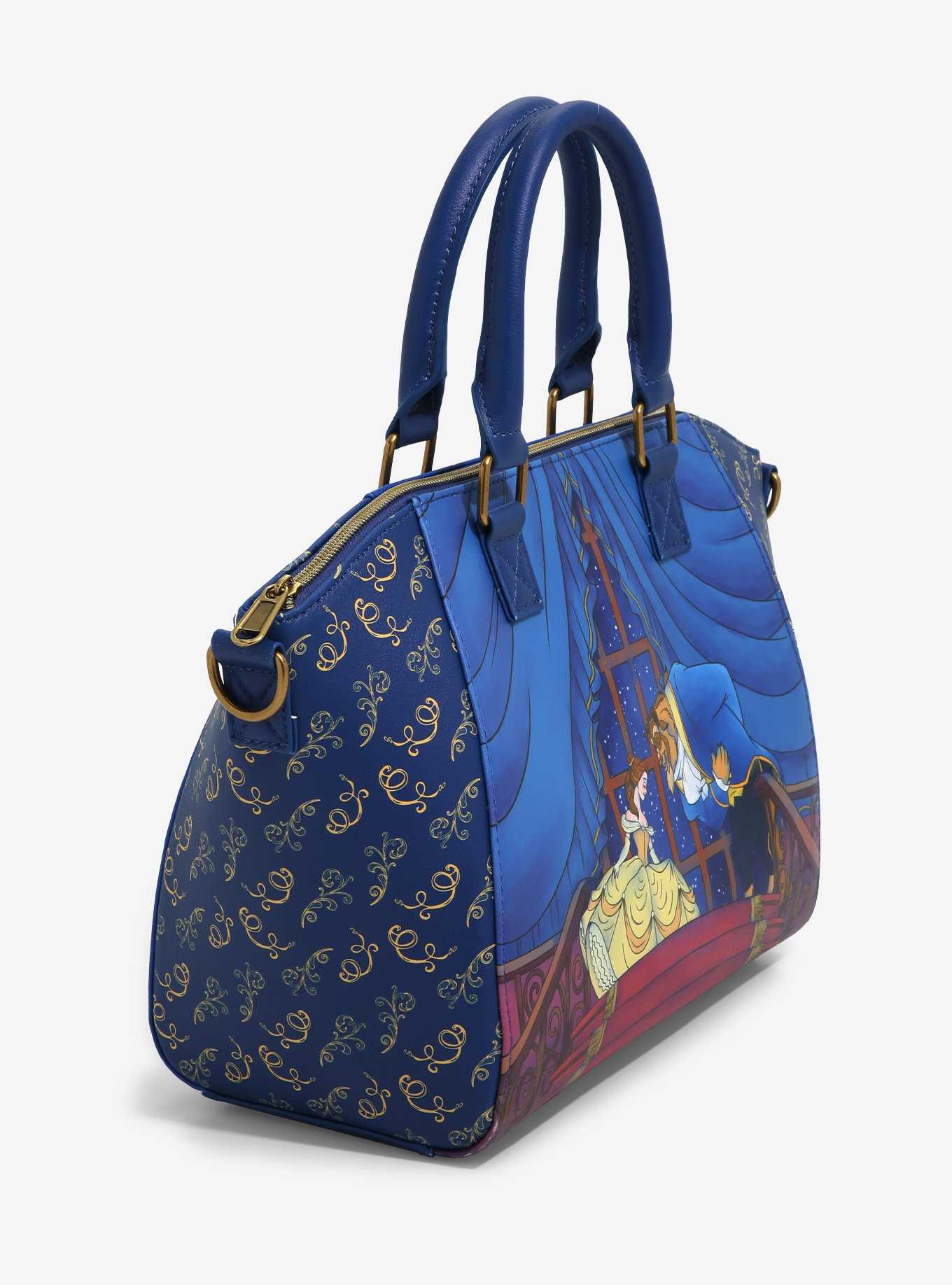 Loungefly Disney Beauty And The Beast Staircase Satchel Bag, , hi-res