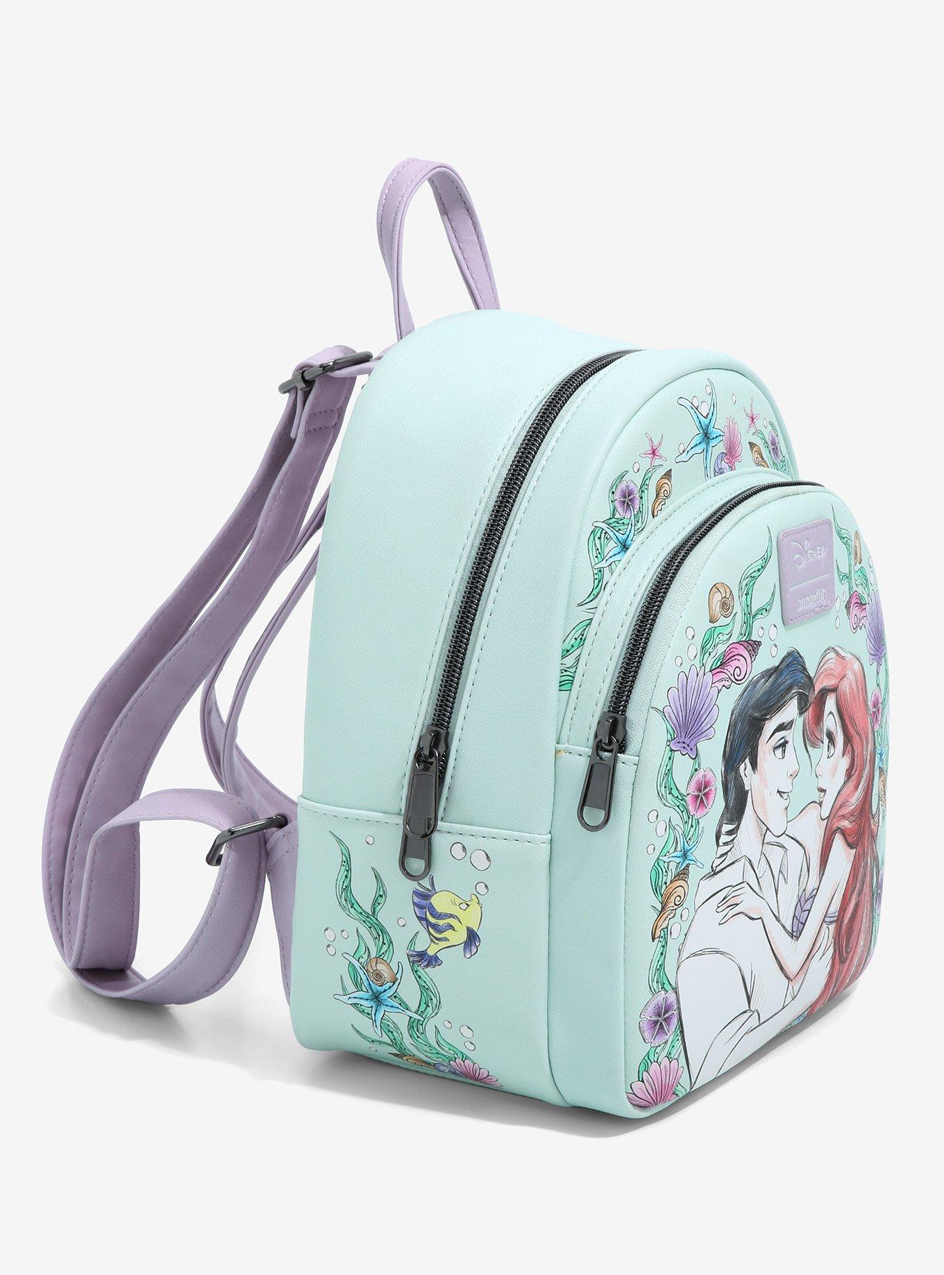 Loungefly Disney The Little Mermaid Couple Hug Mini Backpack, , alternate