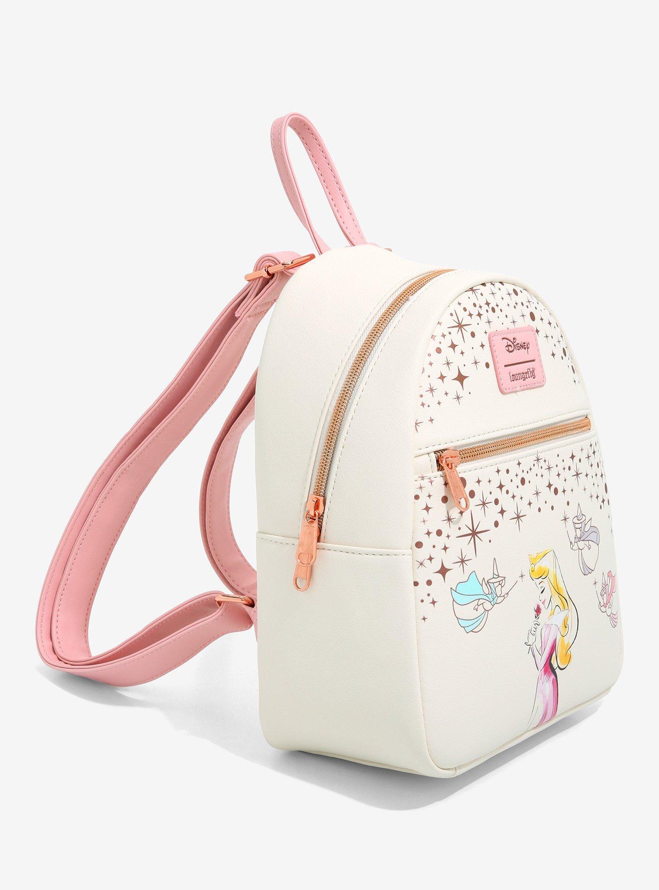 Loungefly Disney Sleeping Beauty Floral Fairy Godmothers Mini Backpack