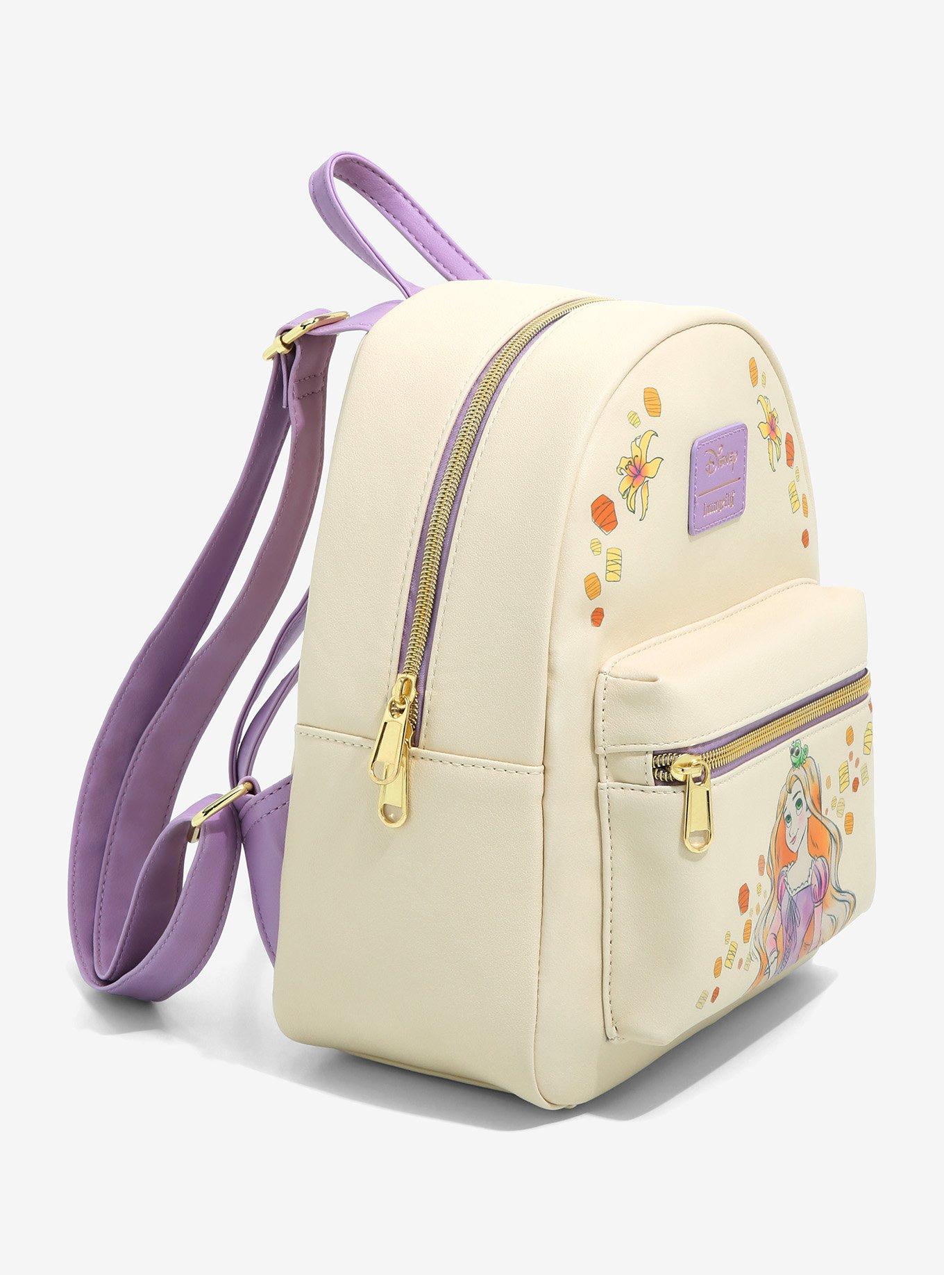 Loungefly Disney Tangled Rapunzel & Pascal Ombre Mini Backpack NWT