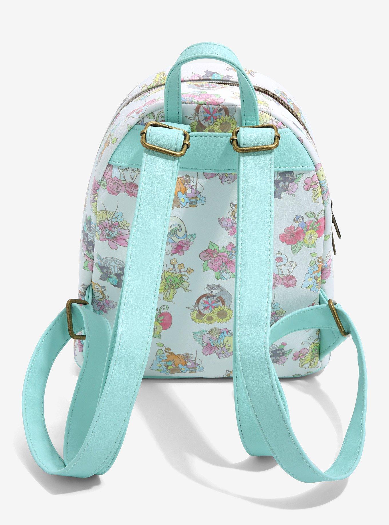 Loungefly Disney Sidekicks Floral Mini Backpack, , alternate