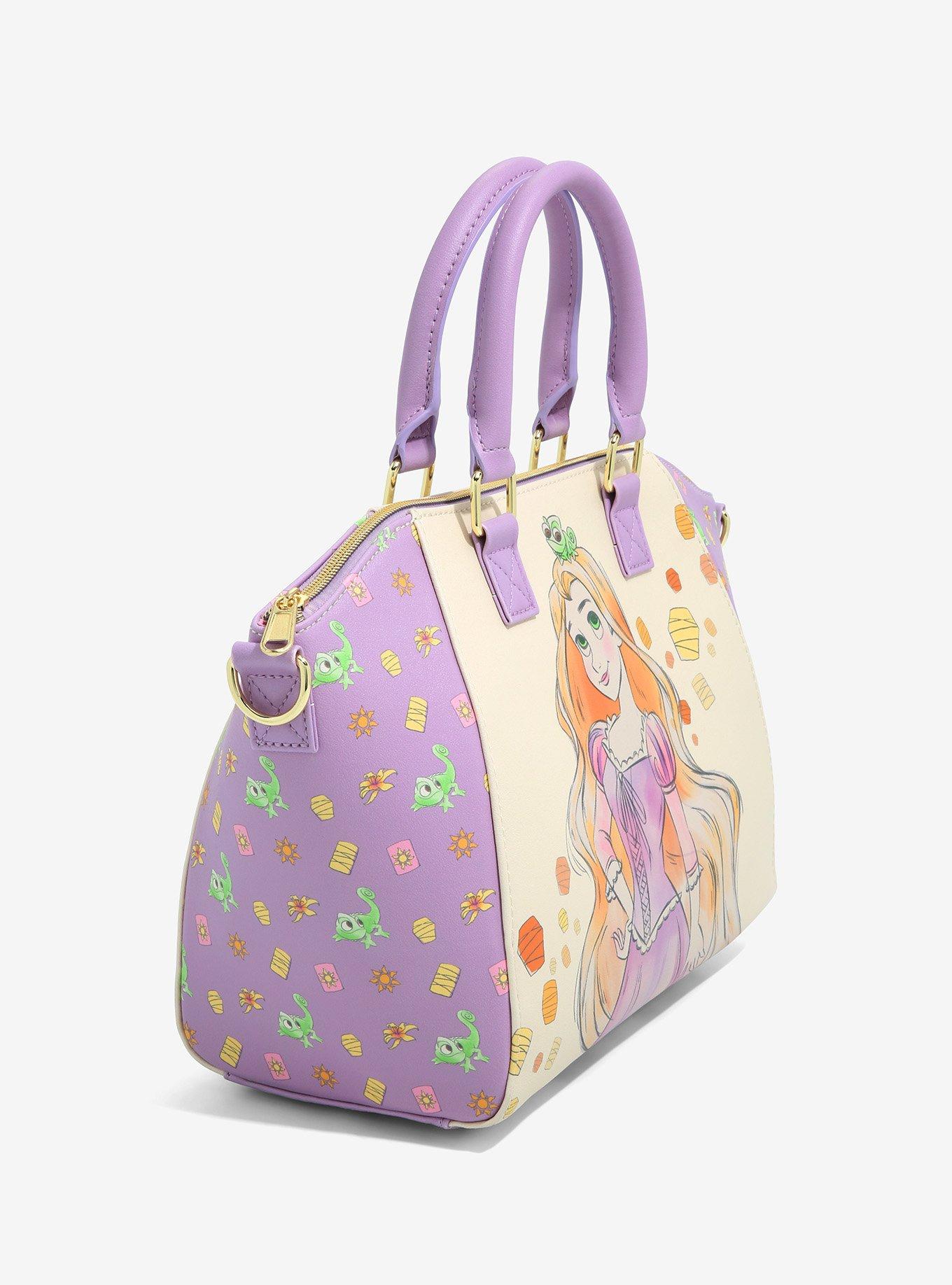 Loungefly Disney Tangled Rapunzel & Pascal Satchel Bag, , alternate