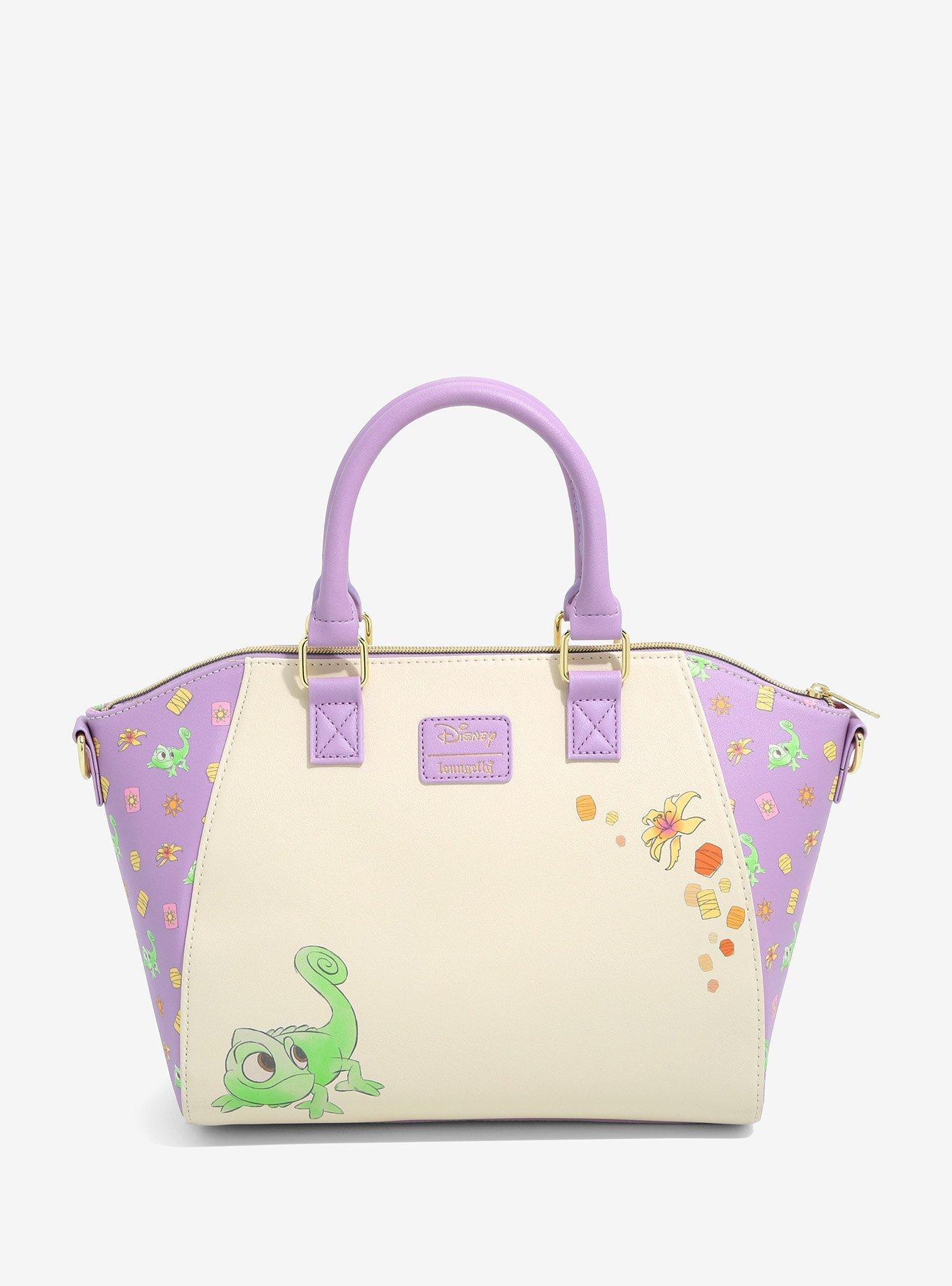 Loungefly Disney Tangled Rapunzel & Pascal Satchel Bag, , alternate