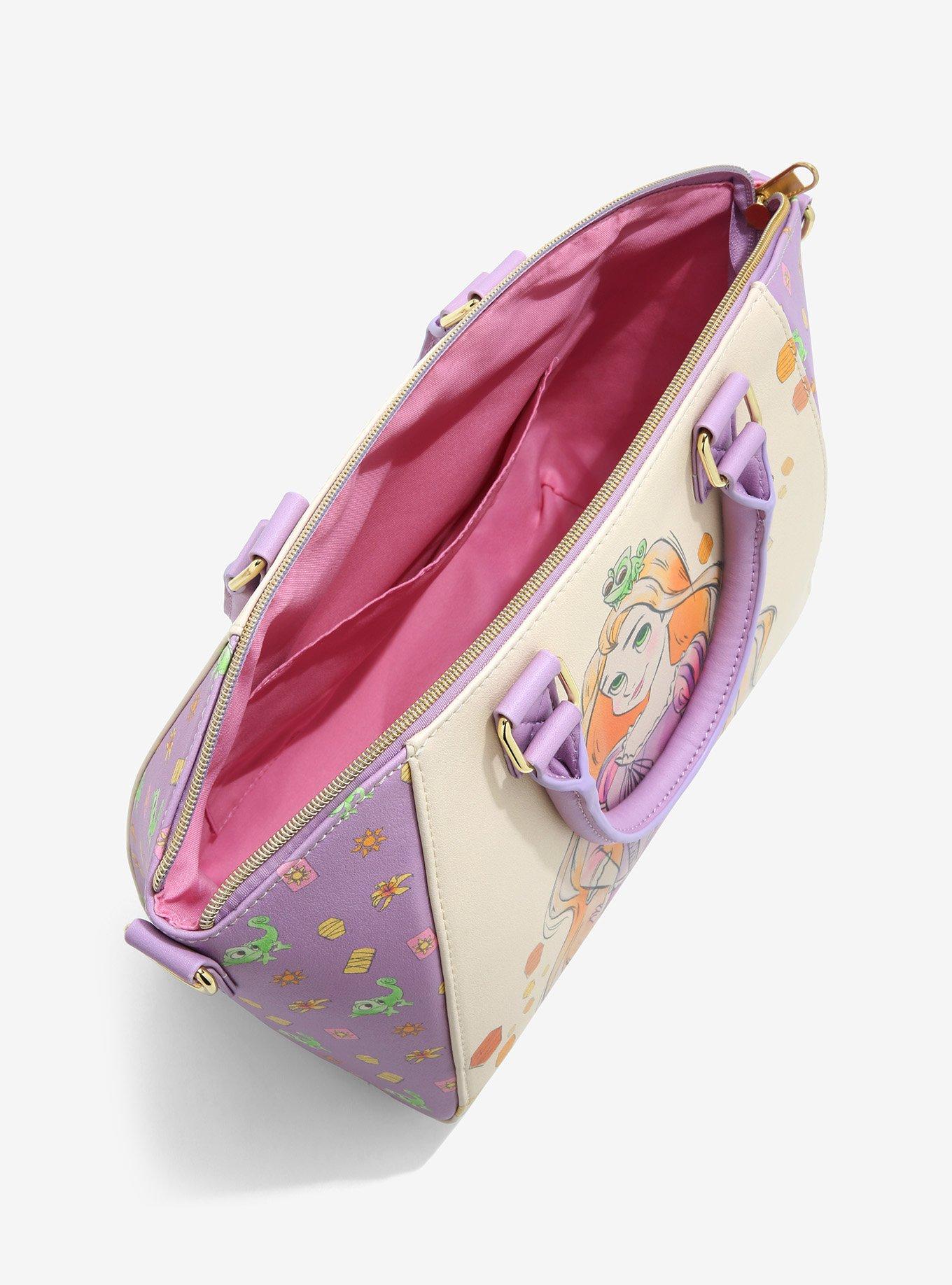 Loungefly Disney Tangled Rapunzel & Pascal Satchel Bag, , alternate