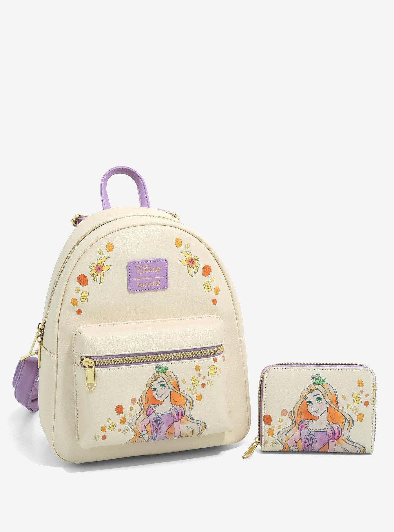 Loungefly Disney Tangled Rapunzel & Pascal Mini Zipper Wallet, , alternate