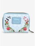 Loungefly Disney Alice In Wonderland Roses Mini Zipper Wallet, , alternate