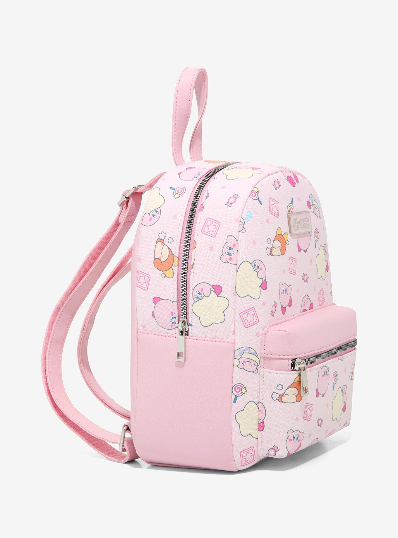 Kirby Pink Toss Mini Backpack, , alternate