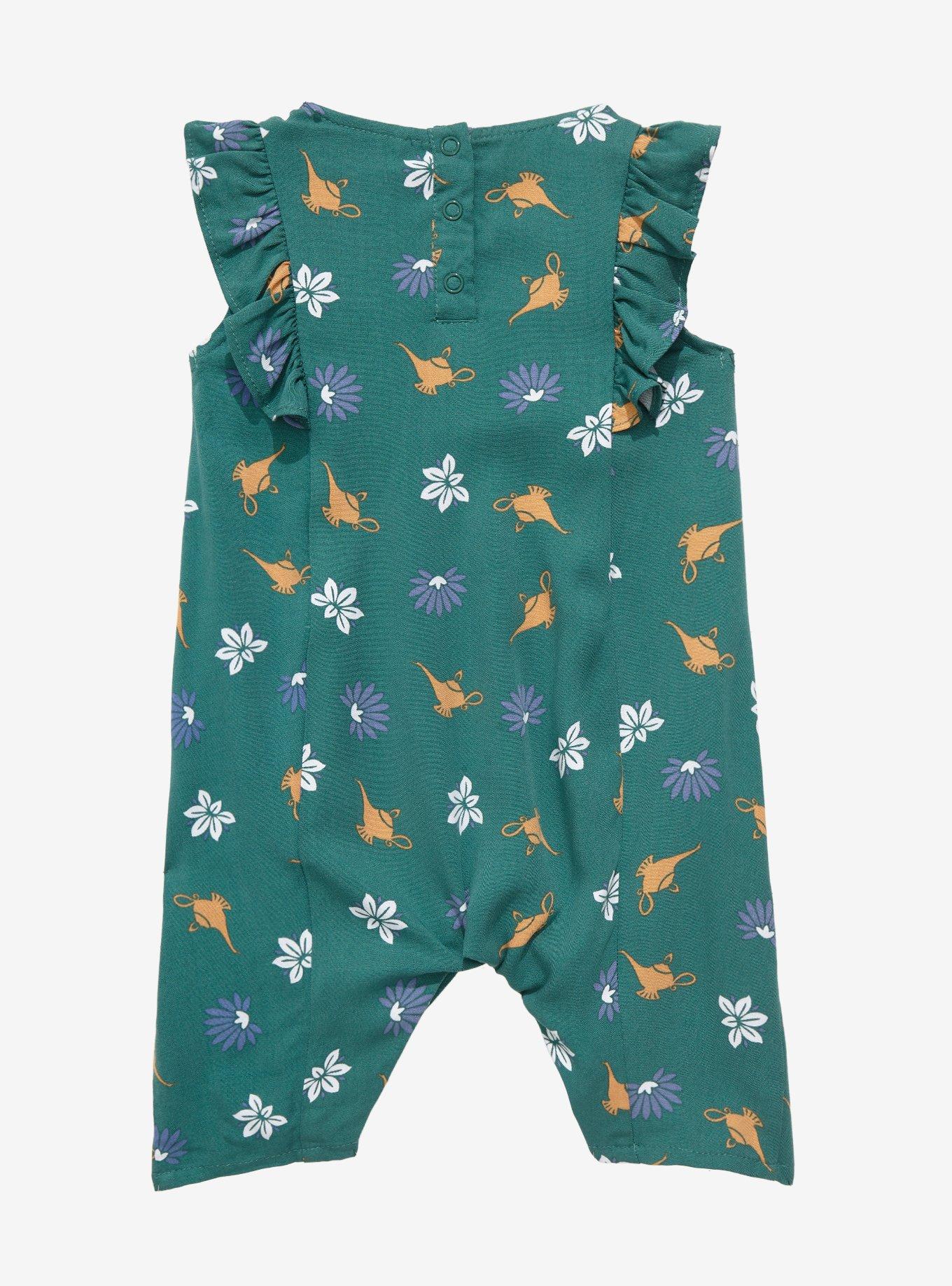 Our Universe Disney Aladdin Princess Jasmine Ruffled Infant One-Piece - BoxLunch Exclusive , SAGE, alternate