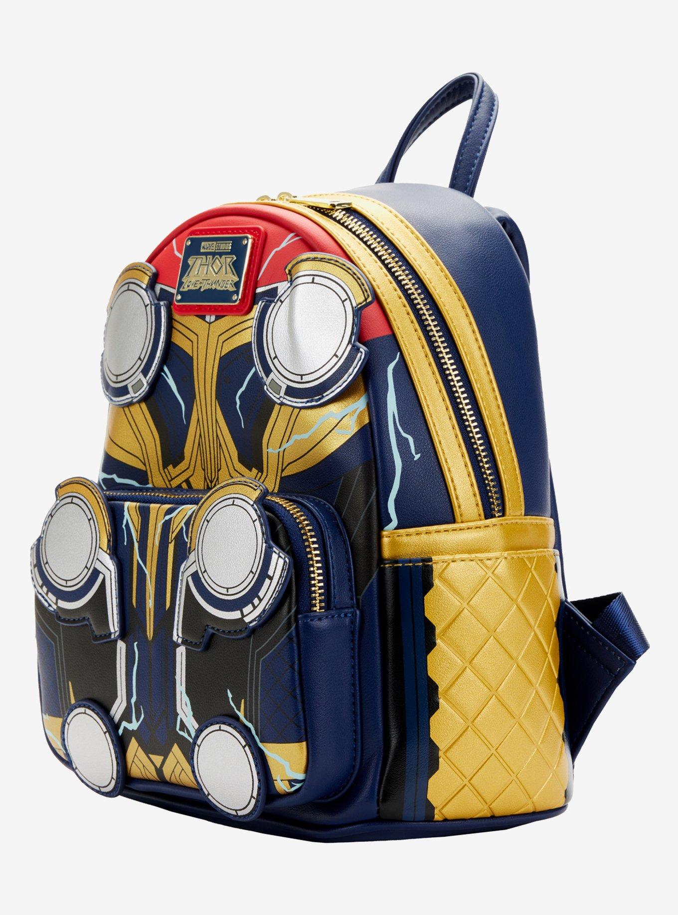 Loungefly Marvel Thor: Love And Thunder Glow-In-The-Dark Cosplay Mini Backpack, , alternate