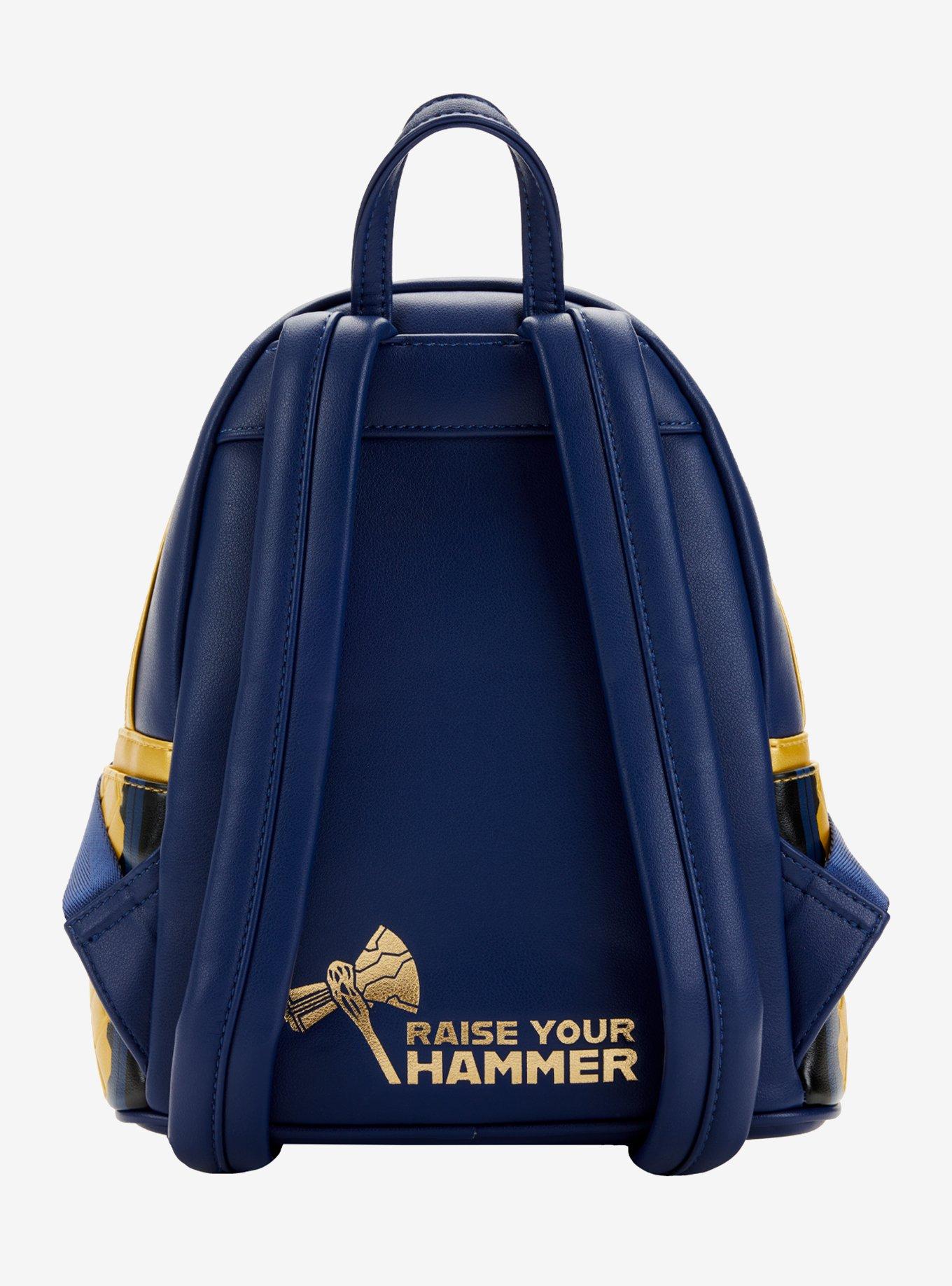 Loungefly Marvel Thor: Love And Thunder Glow-In-The-Dark Cosplay Mini Backpack, , alternate