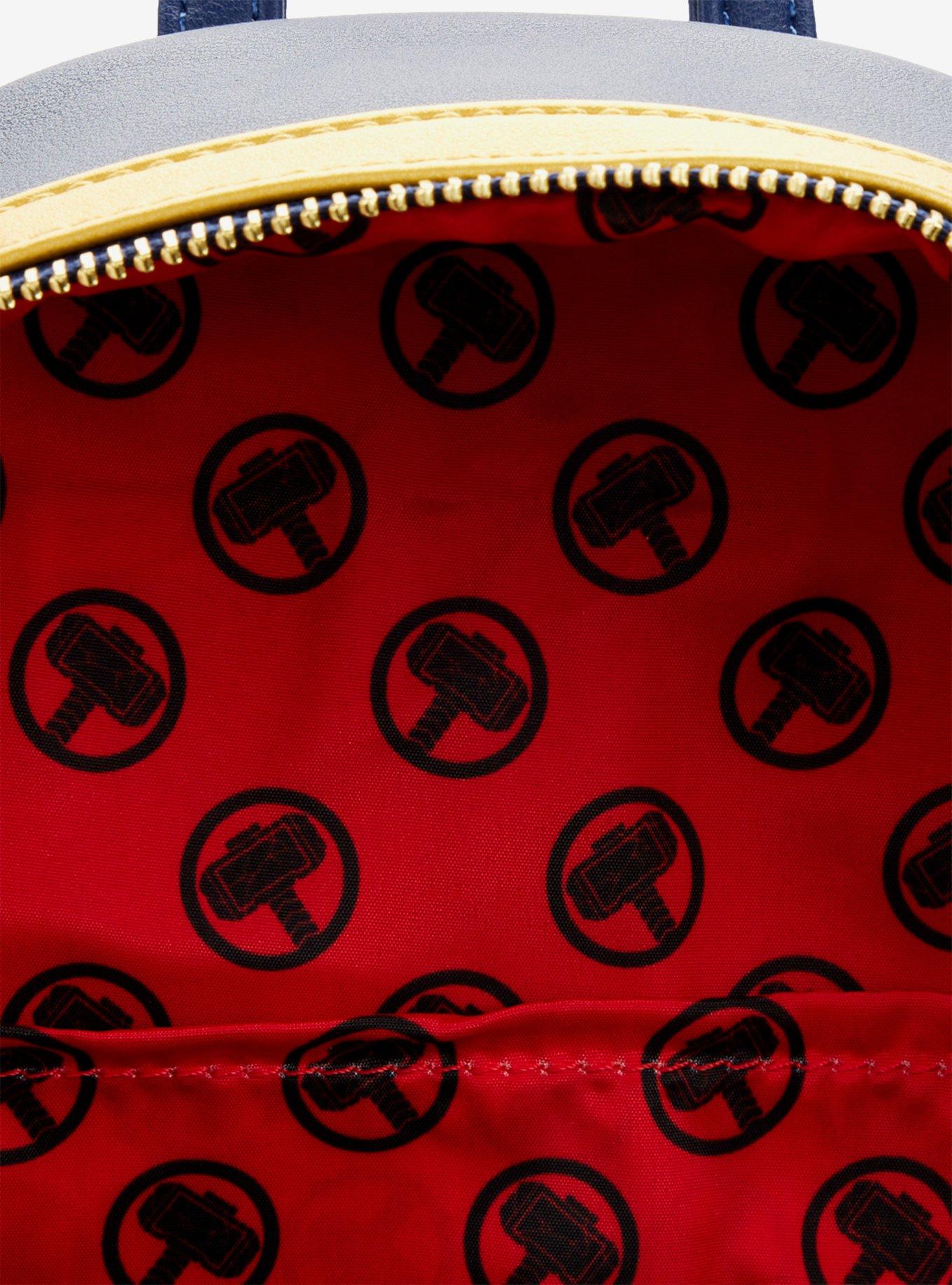 Loungefly Marvel Thor: Love And Thunder Glow-In-The-Dark Cosplay Mini Backpack, , alternate