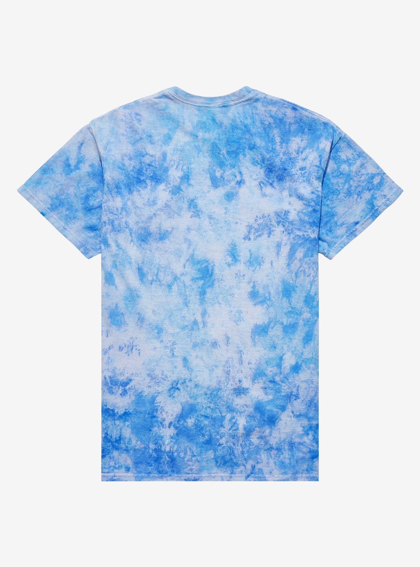 Sailor Moon Luna Blue Tie-Dye Boyfriend Fit Girls T-Shirt, MULTI, alternate