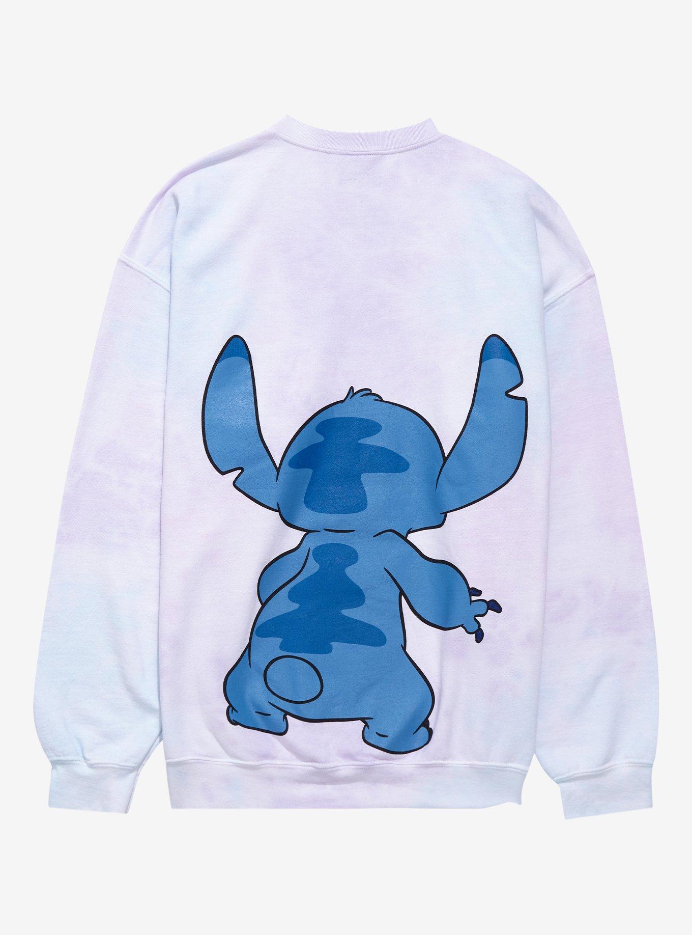 Disney Stitch Tie-Dye Girls Sweatshirt Plus Size, MULTI, alternate