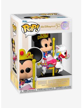 Funko Pop! Disney Walt Disney World 50th Anniversary Minnie Mouse on Prince Charming Regal Carrousel Vinyl Figure, , hi-res
