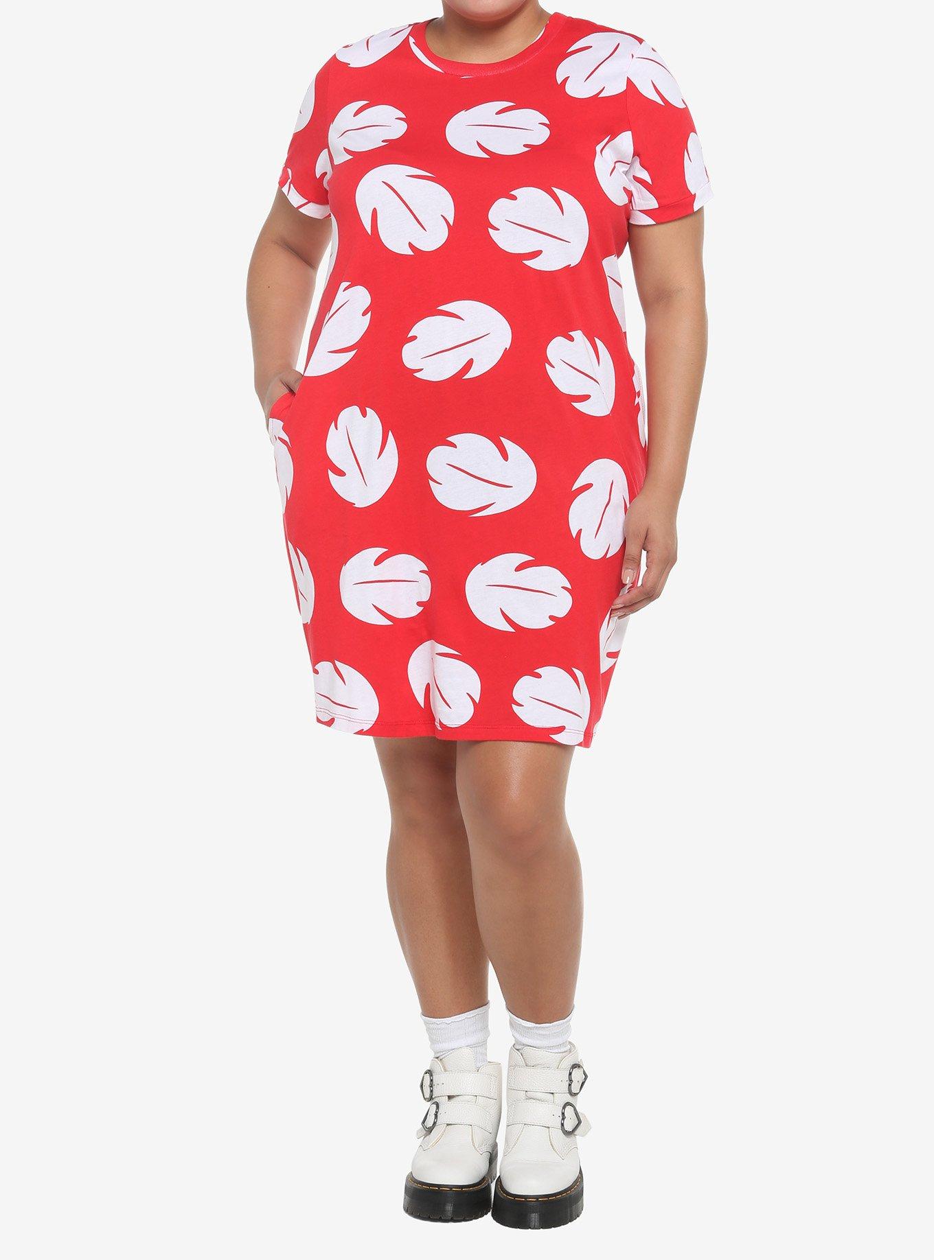 Disney Lilo & Stitch Lilo T-Shirt Dress Plus Size, MULTI, alternate