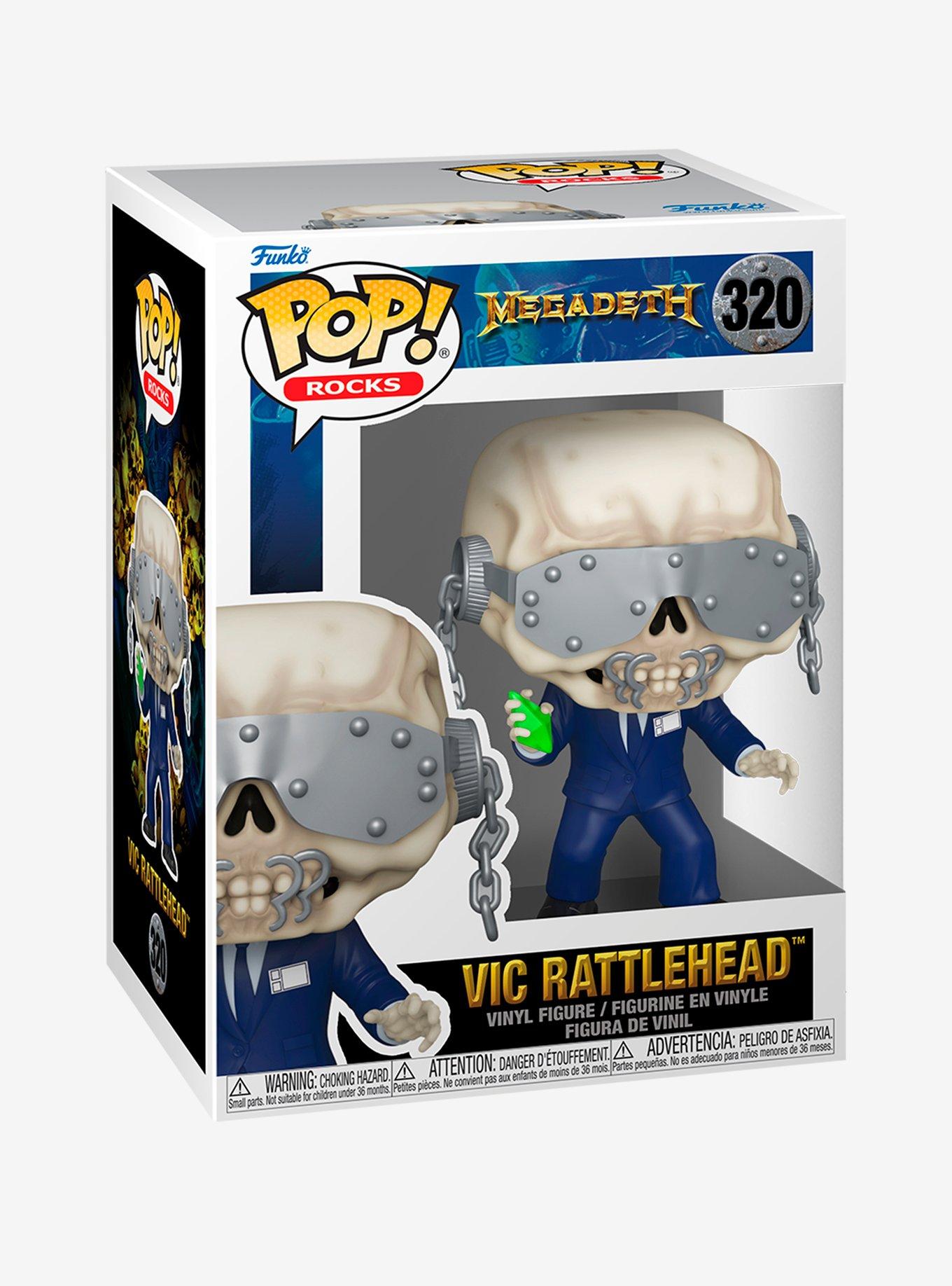 Funko Pop! Rocks Megadeath Vic Rattlehead Vinyl Figure , , alternate