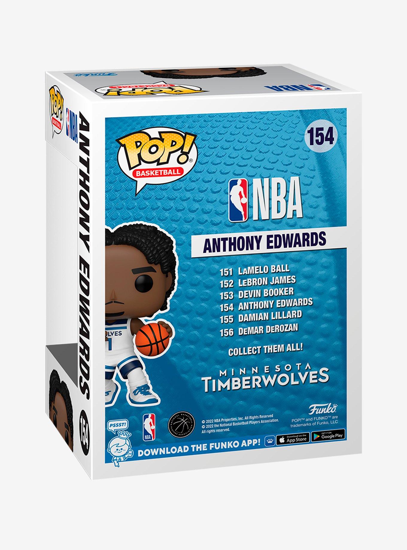 Funko Pop! Basketball Minnesota Timberwolves Anthony Edwards Vinyl Figure, , alternate