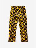 Harry Potter Hufflepuff House Crest Checkered Sleep Pants - BoxLunch Exclusive , MULTI, alternate