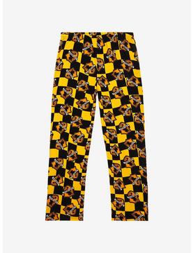 Harry Potter Hufflepuff House Crest Checkered Sleep Pants - BoxLunch Exclusive , , hi-res